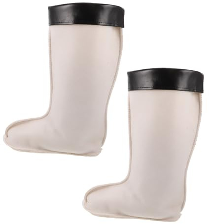 DIKACA Fodera Termica Altezza 38cm per Stivali da Pioggia Uomo e Donna in Peluche Morbido Design Facile da Indossare per Inverno e Escursionismo