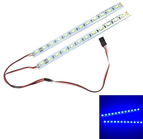 KEEDA RC Drift Auto 24 LED-Chassis Lampe Unterboden Licht Zubehör für 1/10 1/8 RC Car Modellauto LKW Beleuchtung (Blau)