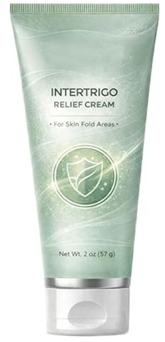 Intertrigo Relief Cream, Snabbabsorberande Formel, 57g, Hudveckskräm, Lugnande icke-fet lotion, Skydd för känsliga områden, För män Kvinnor Friktionsreducering Fukt underarm Lår
