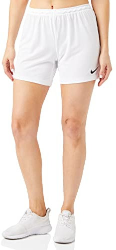 Nike Damen Shorts Park II, White/Black, M, 833053-100