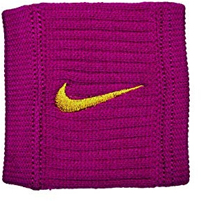 Nike Unisex – Erwachsene Swoosh Wrisbands Schweißband, 3849 635 red Crush/Dark Citron, Einheitsgröße