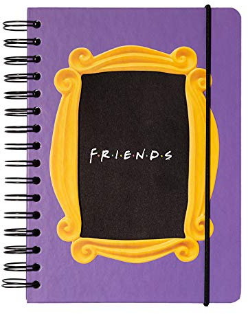 Grupo Erik Friends Notizbuch A5 Journal Tagebuch Merch Geschenke | Reisetagebuch Dotted Bullet Journal Hardcover Ringbuch Mädchen und Jungen Einschulung - Notizblock A5 14,8 × 21,0 cm