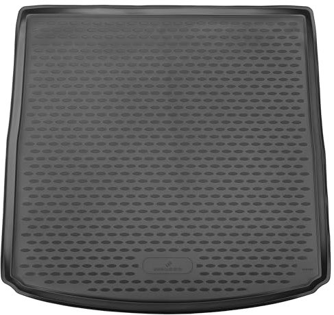 WALSER XTR Kofferraumwanne für Seat Leon ST (5F8) Kombi oberer Ladeboden 2012-2020, 100% passgenaue Antirutschmatte Auto, Gummimatte Auto, Kofferraum Schutzmatte, Auto Gummimatten