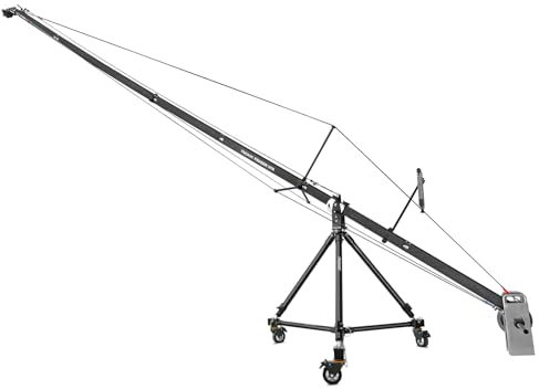 PROAIM 6m/20ft Fraser Camera Jib Crane Package for Filmmakers & Production Units. Includes Tripod Stand & Floor Dolly. Payload: 10Kg/22lb (PF-3TR-JTD)