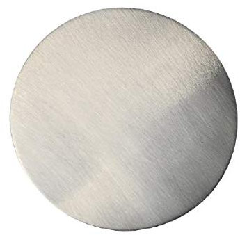 Kerzenteller Edelstahl Silber matt Ø 14 cm