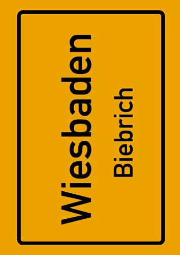 Wiesbaden Biebrich: Deine Stadt, deine Region, deine Heimat! | Notizbuch DIN A4 blanko 120 Seiten Geschenk