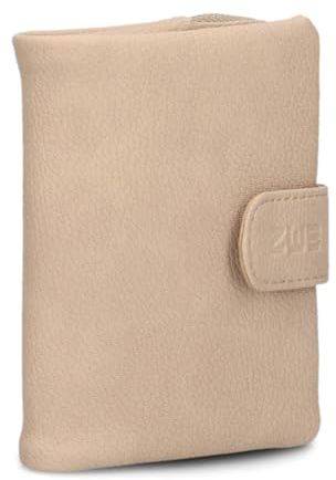 Zwei kleine Damen Geldbörse M.Wallet MW5 Portemonnaie aus weichem Kunstleder, Geldbeutel mit Druckknopf & Reißverschluss-Münzfach, 6 Kartenfächern, 4 Einsteckfächern, 1 Scheinfach