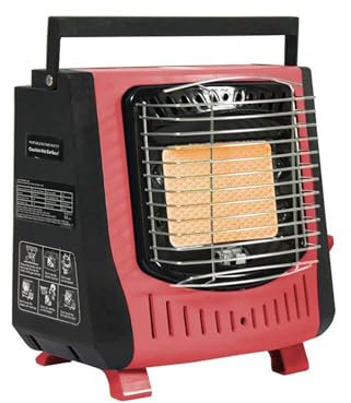 VducK Calentador de Gas portátil para Camping, Estufa de calefacción para Exteriores, Calentador Ligero de Gas butano, Calentador Espacial, Calentador Interior de Invierno
