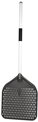 Leisurealeaneag Pelle à pizza professionnelle en aluminium avec manche Dura Mater 14 en 80 cm