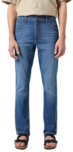 Wrangler Jeans För Herr Action Comfort Regular Fit, Regular Straight Fit, Regular Leg