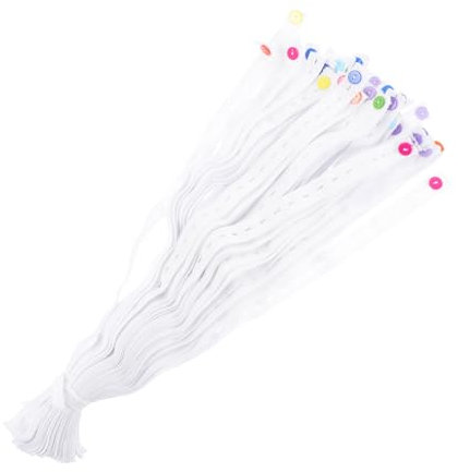 TOYANDONA 50 Stück Verstellbare Windelverschlussriemen Elastische Windelhalterung Für Neugeborene Einstellbar Für Unterschiedliche Taillenweiten Bequemer Sitz