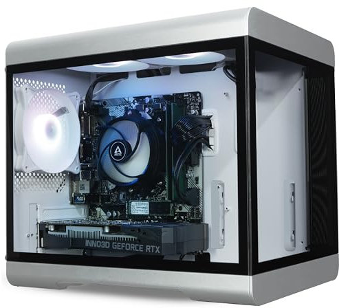 ionz Gaming PC - AMD Ryzen 5 5500, RTX 3050 6GB Graphics Card, 16GB RAM, 500GB SSD, Windows 11, 500W PSU (KZ-36T ARC, Black)