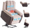 Electric Velvet Massage Riser Recliner Chair for Elderly Comfort Brown Cord Armchair for Relaxing Livingroom Experience