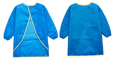 Toyvian Malschürze Für Kinder – Kunstkittel Mit Ärmeln Für Kleinkinder Wiederverwendbar Alter 3–12