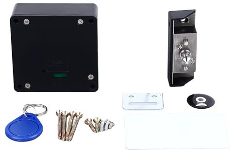 Nutriess Unsichtbares NFC-Schrankschloss, Induktionstechnologie, sichere, zuverlässige Schiebetür, Schubladenschloss, sorgenfreie Installation für Schließfächer, Schuhschränke,