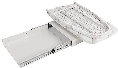 ZJPOJPH Tabla de Planchar Oculta, Tabla de Planchar Plegable retráctil con Cierre Suave, Tabla de Planchar empotrada en Armario, Tabla de Planchar deslizable montada en cajón con Tapa, Plegable con