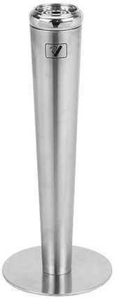 JUNCHENG1008 Standaschenbecher Aschesäule for den Außenbereich und den Innenbereich, Aschesammlung, Rauchlösch-Papierkorb aus Edelstahl Außenaschenbecher(Silver)