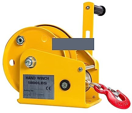 Elevador eléctrico Cabrestante manual, cabrestante manual bidireccional con autobloqueo manual, cabrestante portátil, polipasto de tracción con cabrestante manual de freno(20M Cable)