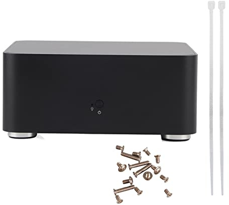 ZenithAur Mini ITX Gaming Case - Aluminum PC Case, HTPC, Compact Design, USB 3.0
