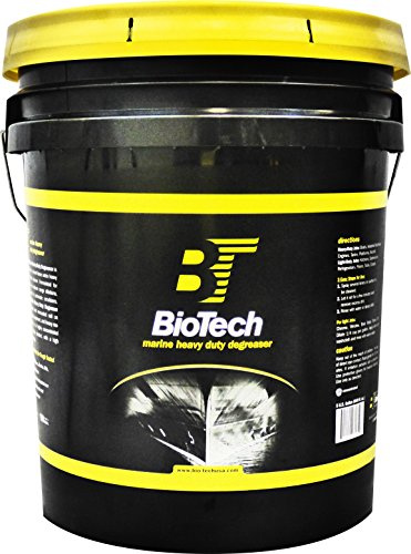 BioTech Marine Heavy Duty Degreaser, Industrial Strength degreaser, 100% Concentrated, Strong degreaser (5 Gallon Pail)
