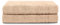 Komfortec Juego de 2 Toallas de Sauna de 70 x 200 cm, 100% algodón, XXL, Toalla de Sauna, Suave, Grande, de Rizo, de Secado rápido, Arena/Beige