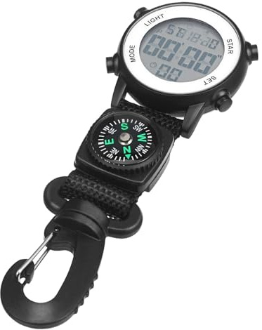Mikikit Arrampicata Orologio elettronico orologio da tasca digitale orologio da tasca orologio elettronico orologio da uomo zaino appeso