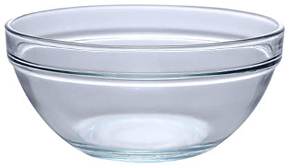 DIANXI Ciotola di Noodle Ciotola di Vetro Trasparente Insalatiera di Verdure Casa Dessert Insalatiera di Frutta Adatta for Frutta, Zuppa, Pasta Ciotola di Cereali(XL)