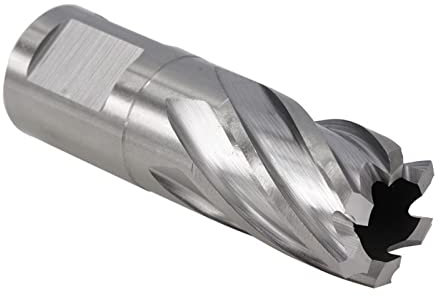 Brocas de Sierra Perforadora HSS, Cortador anular, Broca de núcleo de 12-60mm, Broca Hueca de vástago Weldon de 35mm for Herramientas de Metal (Size : 14X35mm)