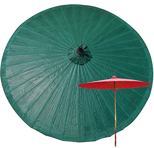 NOALED Parasol 2M Bambou Jardin, Anti-Ultraviolet, Parapluie de Patio Imperméable, Plage Extérieure