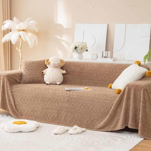 YWQJL Sofaüberwurf Decke Groß XXL L Form Ecksofa Samt rutschfest Wasserdicht Überwurfdecke Sofa Decke Überwurf Sofa Tagesdecken Sofaüberwurf,P-180x260cm