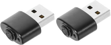 Uonlytech 2piezas Mouse Mover USB Simulador De Movimiento para Ordenadores Dispositivo Compacto y Portátil Sin Necesidad De Controladores para Gamers y Uso Diario