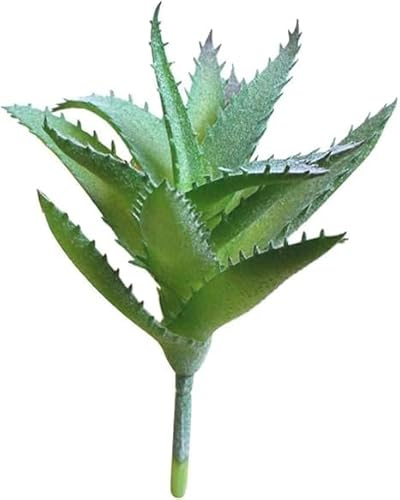 Grüne künstliche Sukkulenten, Aloe, künstliche Aloe, realistische DIY-Heimdekoration, künstliche Sukkulenten, Blumenarrangement, künstliche Pflanzen und Grünpflanzen, Außen- und Innendekor-Blumen