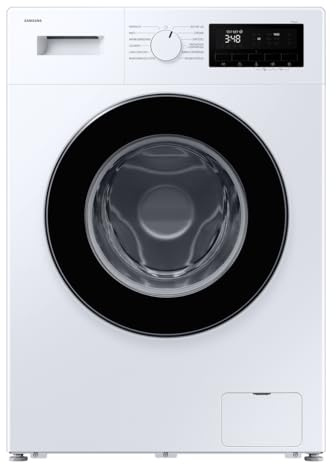Samsung Lavatrice Serie 3000 WW90FG3M05AWET Libera installazione, 9 Kg, Wifi, Lavaggio Rapido, Vapore Igienizzante, Carica Frontale, 59,5l x 85h x 52p cm