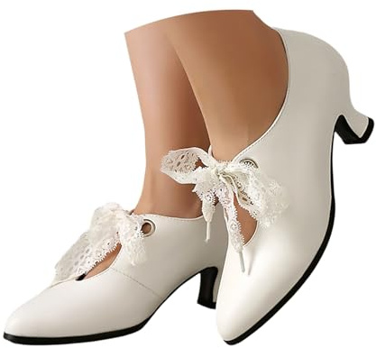 Generisch Zapatos tradicionales para mujer, tacones altos, tirolés, zapatos de tacón, zapatos de tacón para traje regional, zapatos elegantes con tiras
