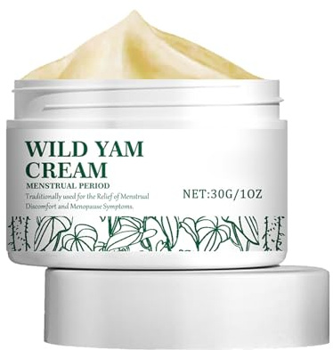 Mnozreo Frauen Bergmedizin Pflegecreme,Körperpflege Balance Creme Progesteron Linderung Wechseljahre,Menopause Progesteron Creme,Menopause Beruhigende,30G,1PC