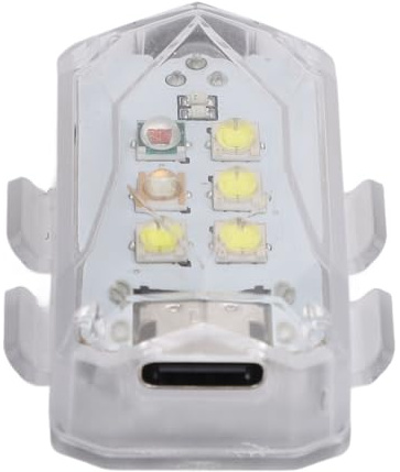 ZDETGU Luce Strobo Drone Ultra Brillante per 4 PRO 3 3 Compatibile con Lampada di Avvertimento LED di Collisione Notturna FAA