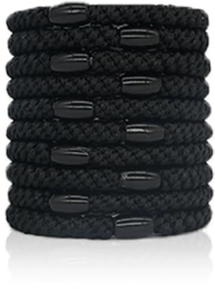 Haargummis Damen, Scrunchies, Elastisch Hair Ties, Elastische Geflochtene Haargummi, Bunte Geflochtene Haarbänder, Mode Bunt, Geeignet für Dickes, Glattes und Lockiges Haar 10 Stück (D)
