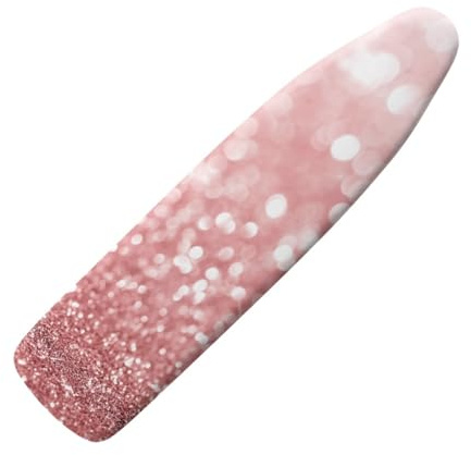 Copri Asse Da Stiro 110X33 Glitter Rosa Copriasse Da Stiro Elastico,Copertura Asse,Tessuto Fibra Di Poliestere