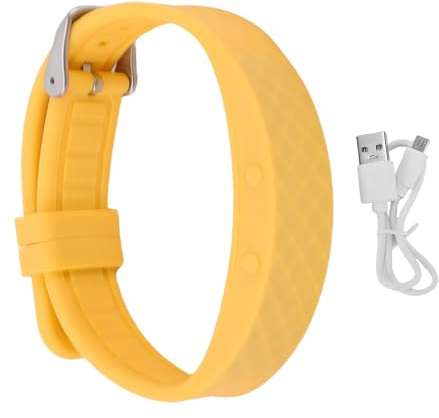 UPALDHOU Orologio Fitness Tracker, Braccialetto Intelligente per il Monitoraggio degli Sport del Sonno (YELLOW)