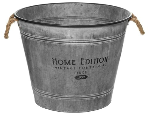 Atmosphera - Pot - métal - Gris - D48 cm