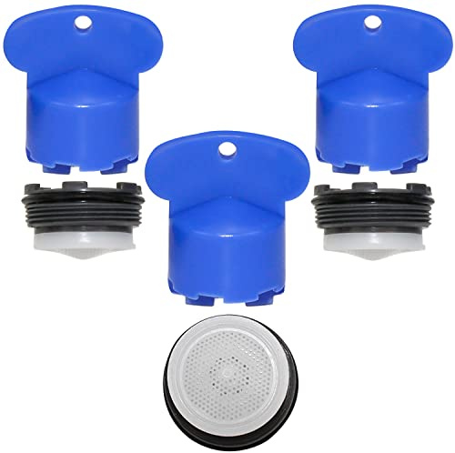 Aireador Grifo Cocina M24 3 piezas Filtro de Grifo con 3 llave Aireador Grifo Boquilla de Filtro de Aireador Atomizador de Ahorro de Agua Para Cocina y Baño (M24)