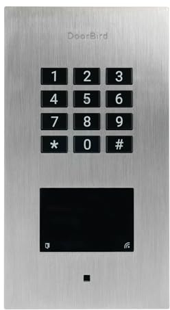 DoorBird A1121 Unterputz IP Zutrittskontrollsystem | Zutrittskontrolllösung mit Keypad, RFID und Bluetooth, in Edelstahl V2A
