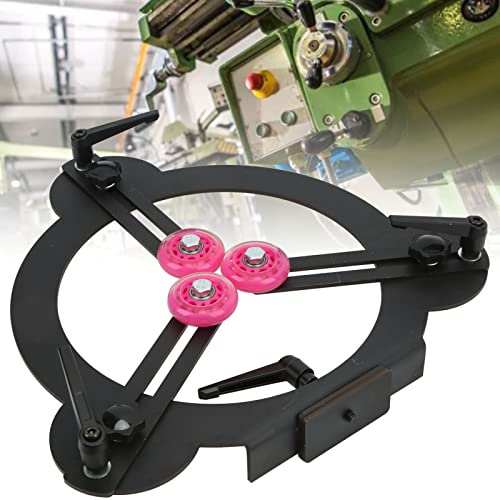 Drechsel-Lünette, Drehbank-Lünette, Drechselbank-Lünette, runde Metall-Drehwerkzeuge für Holzdrehteile Zubehör Drehwerkzeuge