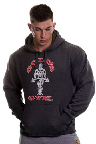 Gold's Gym Men's Overhead Sweater Hoody Printed Hooded Pullover Hoodie Hooded Sweatshirt