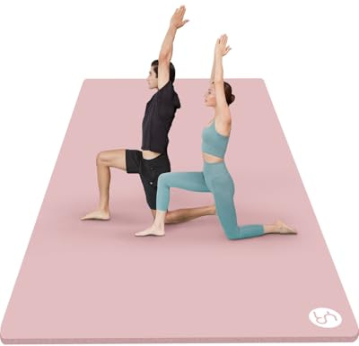 RYTMAT Esterilla Yoga Gruesa 20mm NBR 200×130cm Grande Esterilla Fitness para toda la Familia Colchoneta Gimnasia Cómodo y Elástico