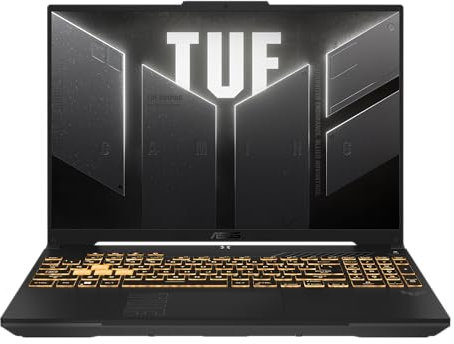 Asus TUF Gaming F16, Notebook con Monitor 16 FHD AG, 165Hz, Intel Core 13esima Gen i7-13650HX, RAM 16GB DDR5, SSD M2 512GB,NVIDIA GeForce RTX 4050 6GB, Win 11 Pro,Tastiera RGB