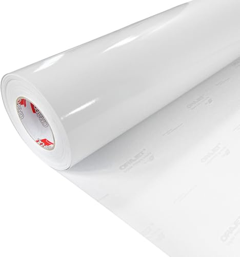 DecoMeister Pellicola Adesiva per Mobili 152x50 cm - Carta Adesiva Impermeabile e Lavabile per Cucina e Bagno - Facile da Applicare - Ideale per Rinnovare Armadi, Scaffali e Porte - Bianco Lucido F80