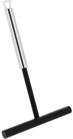 Alipis Esparcidor De Crepes y Panqueques De Acero Inoxidable y Nailon, Diseño Forma De T, Tamaño Compacto, Herramienta De Cocina para Extender Masa, Uso Doméstico, Sin Olor