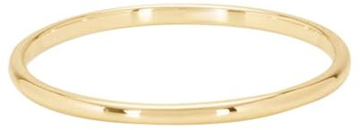 Beydodo Frauen Ring Gold Echt 585, Verlobungsringe ohne Stein Bandring Trauringe Hochzeit Ring Damen Nickelfrei Große 57 (18.1)