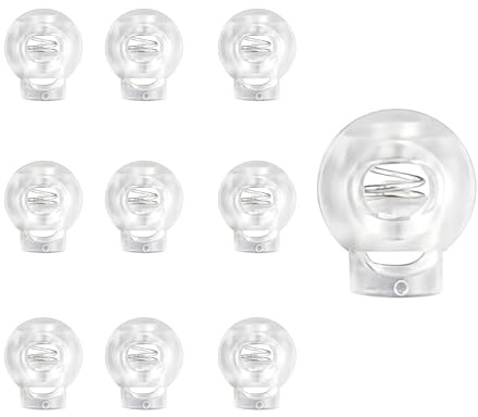 Roman Blind Clips ,Plastic Cord Lock Stopper End Spring Stop, 10 Pcs
